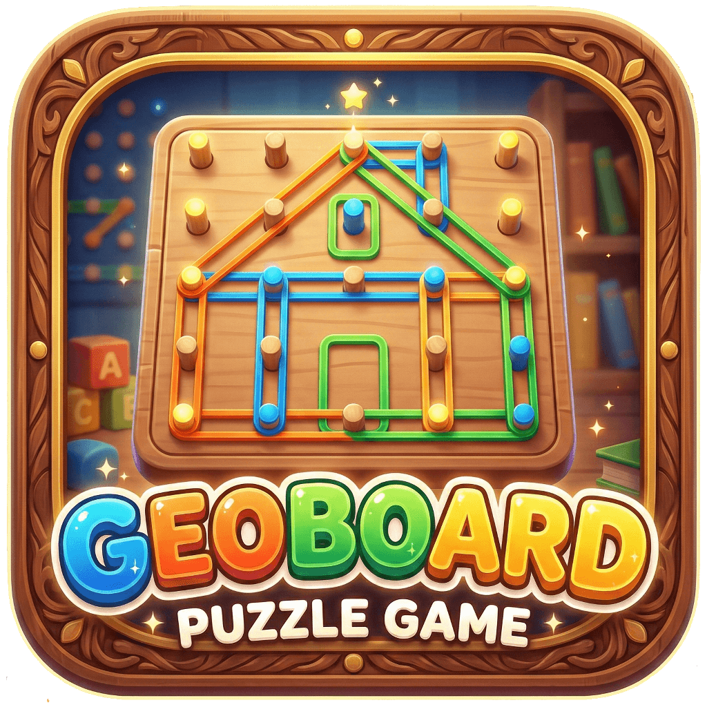 Geo Board Puzzle Icon